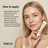 NIDA Invisible Fit Sun Serum for Face (Global)